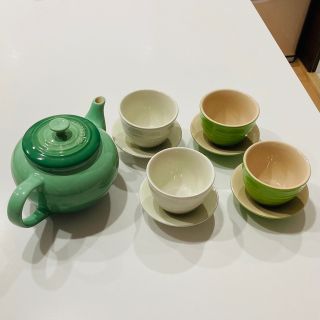 ルクルーゼ(LE CREUSET)の☆SALE☆ル・クルーゼ　ティーポットセット(食器)