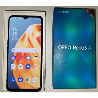 Reno3A OPPO 128GB SIMフリー ブラック 本体(スマートフォン本体)
