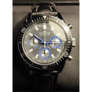 フォルティス フリーガークロノグラフ 200本限定 SS 自動巻 メンズ