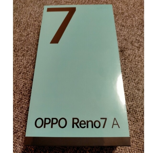 スマートフォン/携帯電話OPPO Reno7 A 新品未開封 ワイモバイル版　スターリーブラック