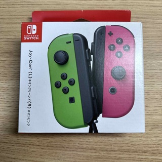 ニンテンドースイッチ(Nintendo Switch)の任天堂 Switch コントローラーネオングリーン＋ネオンピンク(その他)