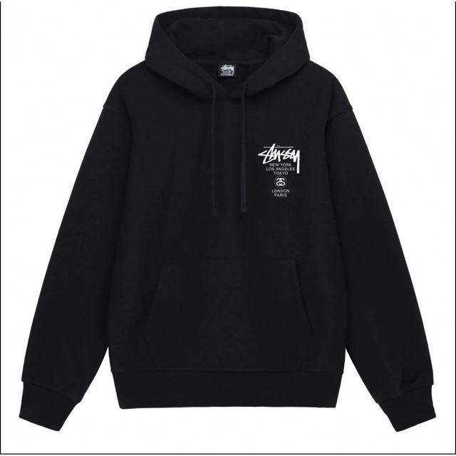 【値段交渉可】stussy パーカー world tour フーディ スウェット