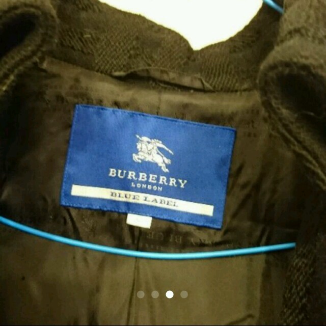 BURBERRY(バーバリー)のBURBERRYBLUELABEL シャドーチェックコート レディースのジャケット/アウター(ロングコート)の商品写真