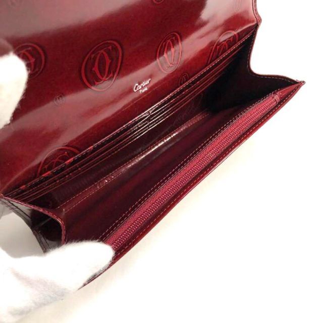 Cartier(カルティエ)の【未使用】カルティエ  ハッピーバースデー  長財布  レディース ボルドー レディースのファッション小物(財布)の商品写真