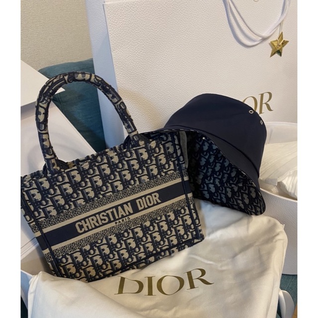 格安即決 Dior バケットハット ネイビー DIOR - 帽子 - sanmartinbakery.us