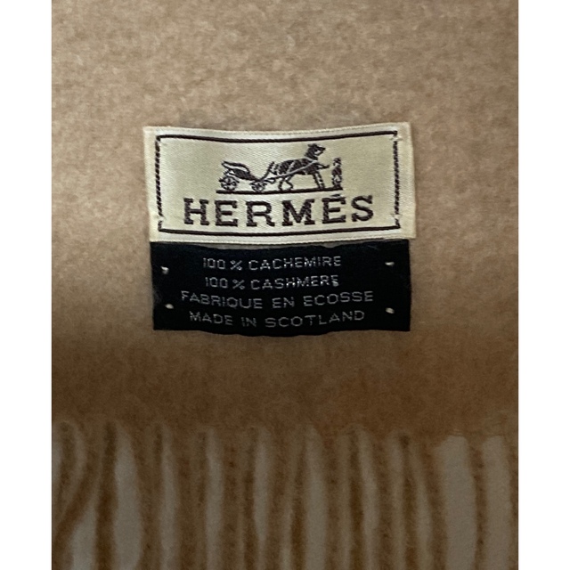 HERMES  マフラー　ストール　カシミア