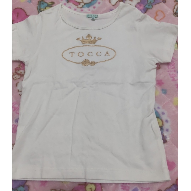 TOCCA(トッカ)の最終値下げ TOCCA ロゴ Tシャツ カットソー 110 キッズ/ベビー/マタニティのキッズ服女の子用(90cm~)(Tシャツ/カットソー)の商品写真