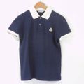 美品 MONCLER モンクレール 半袖ポロシャツ 1点 ネイビー コットン100％ レディース AY3103A55 