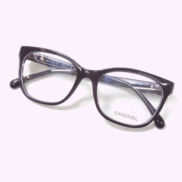 CHANEL シャネル 3284 眼鏡 1点 ブラック メガネ サングラス フレーム レディース AC1082C