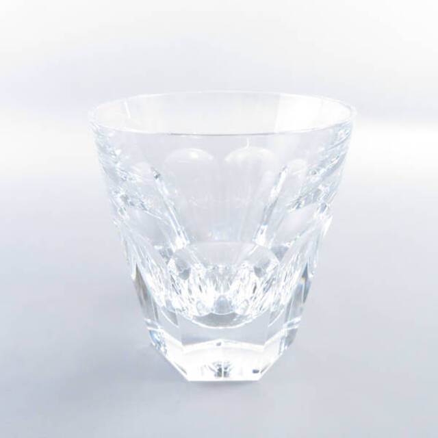 美品 Baccarat バカラ アルクール タンブラー 1点 クリア クリスタル ロックグラス オールドファッション SY5060Fインテリア/住まい/日用品