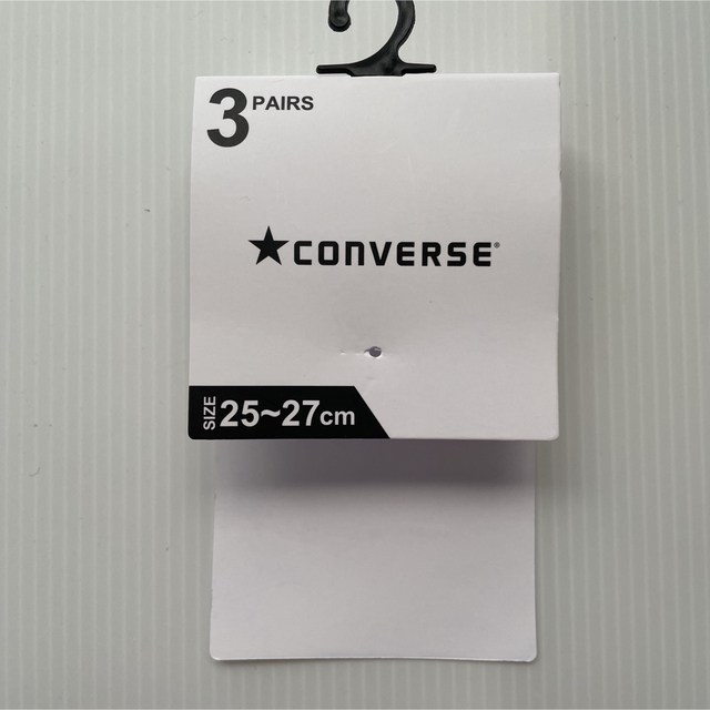 CONVERSE(コンバース)の新品☆ コンバース CONVERSEソックス 靴下 3足（25-27cm） メンズのレッグウェア(ソックス)の商品写真