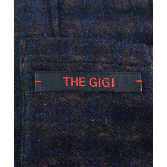 THE GIGI(ザジジ)のTHE GIGI ザ　ジジ カジュアルジャケット 46(M位) 黒x紺xベージュ 【古着】【中古】 メンズのジャケット/アウター(テーラードジャケット)の商品写真