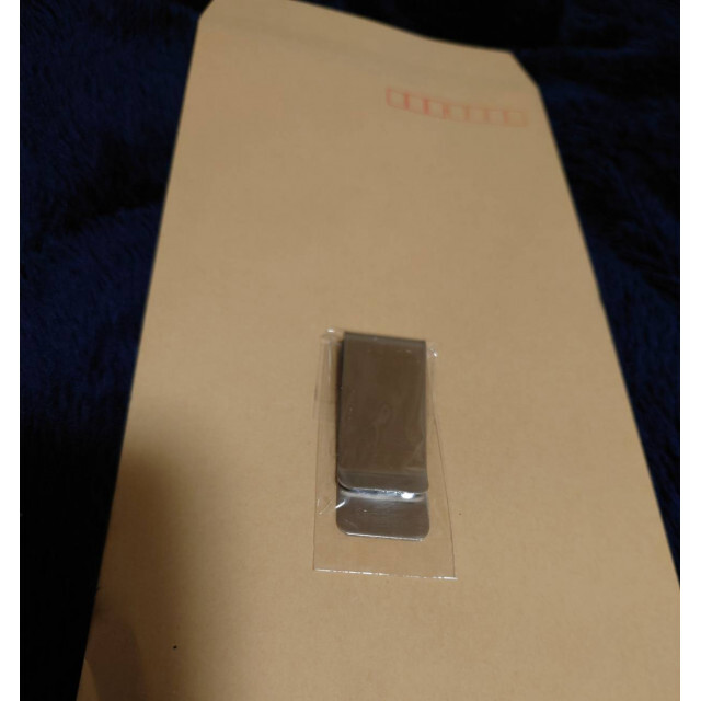 マネークリップ　シルバー　ステンレス　シンプル　お札入れ　財布　メンズ　銀色 メンズのファッション小物(マネークリップ)の商品写真