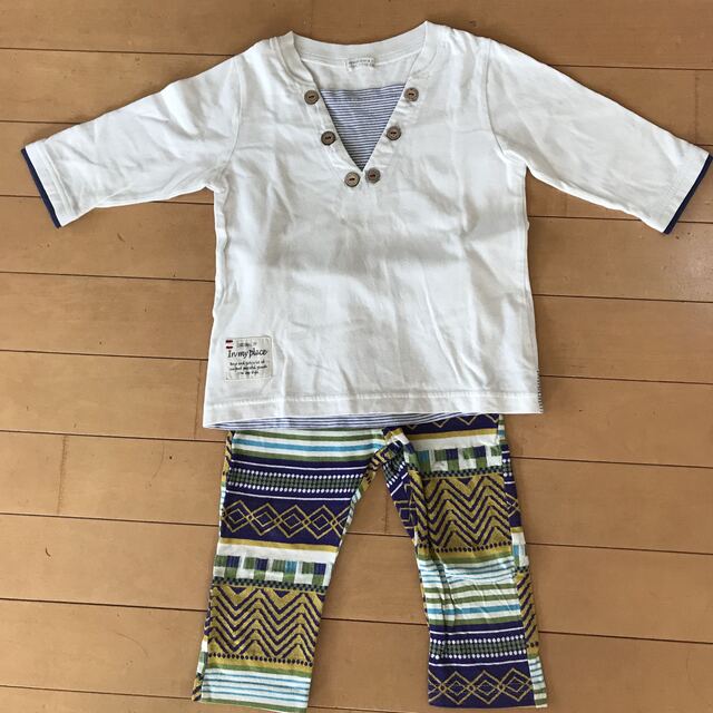 RAG MART(ラグマート)の  ラグマート　100cm  上下セット キッズ/ベビー/マタニティのキッズ服男の子用(90cm~)(Tシャツ/カットソー)の商品写真