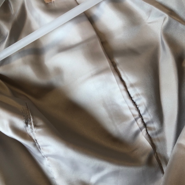 BABYLONE(バビロン)のバビロン  コート　ロングコート　ウール　ノーカラー　ダブル　ブラック　 レディースのジャケット/アウター(ロングコート)の商品写真