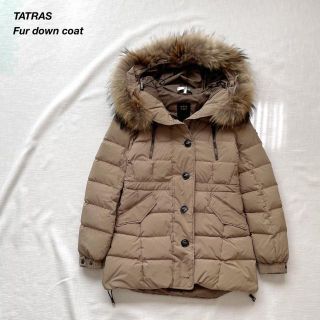 【極美品】TATRAS タトラス ダウンコート Pianeta アイボリー 白