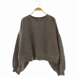 アングリッド(Ungrid)のアングリッド 20AW ショートボリュームスウェット 長袖 ボリュームスリーブ(トレーナー/スウェット)