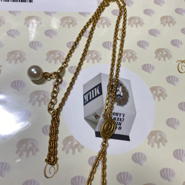 希少 美品 Q-pot. フレッシュピンクレモネードネックレス キューポット