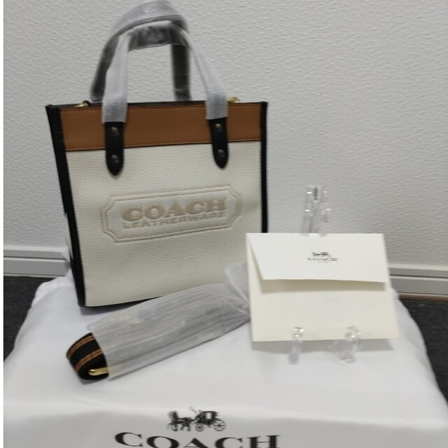 coachCOACH コーチ トートバッグ 2way ハンドバッグ カラーブロック