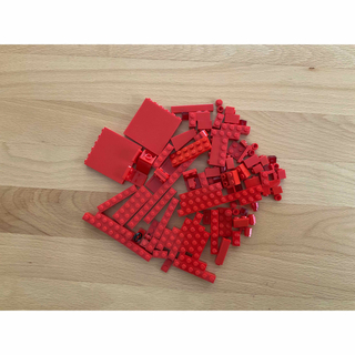 レゴ(Lego)のレゴ(lego)ブロック　赤色　パーツ　バラ　100g まとめ売り(その他)