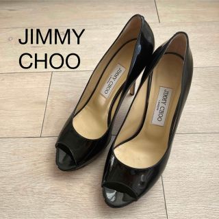 ジミーチュウ(JIMMY CHOO)のSALE‼︎ジミーチュウオープントゥパンプス美品(ハイヒール/パンプス)