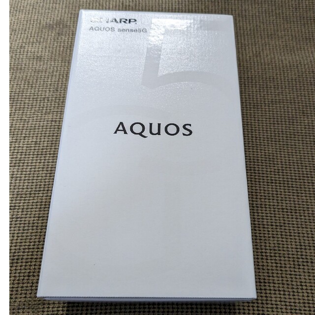 SHARP AQUOS sense5G 本体 ブラックスマートフォン/携帯電話