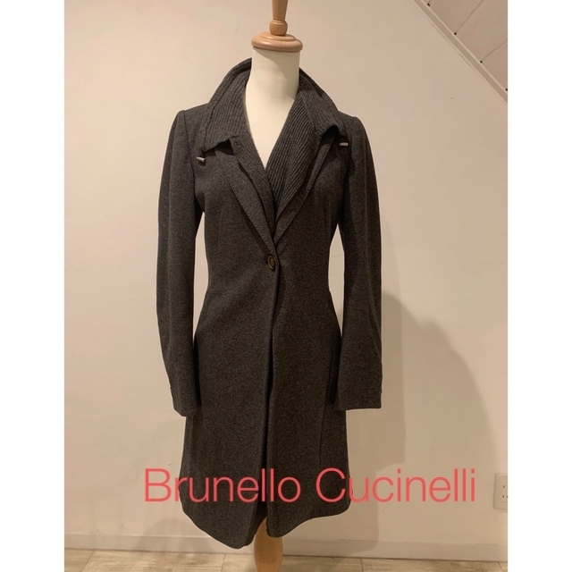 BRUNELLO CUCINELLI - Brunello Cucinello  ウールカシミヤコート