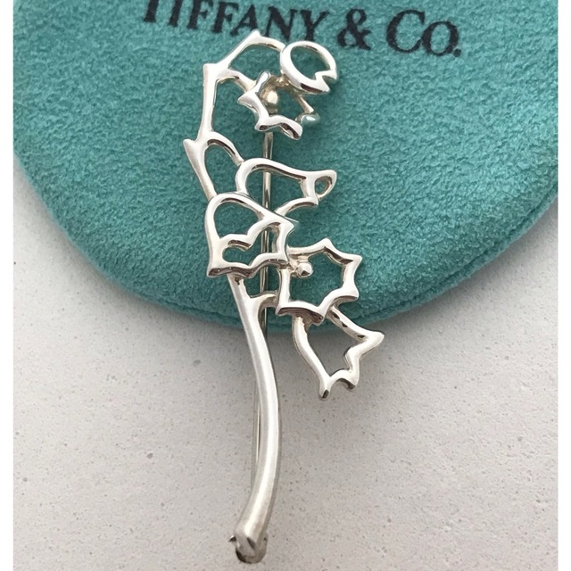 Tiffany ホタルブクロモチーフ　ブローチ 希少美品