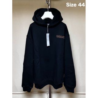 マルニ(Marni)の新品 44 マルニ 22ss ロゴ バックプリントパーカー 黒 2918(パーカー)