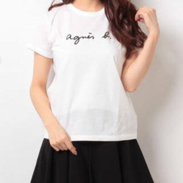 agnes b.(アニエスベー)の[送料込]★アニエス・ベー agnes bロゴTシャツT3 レディースのトップス(Tシャツ(半袖/袖なし))の商品写真