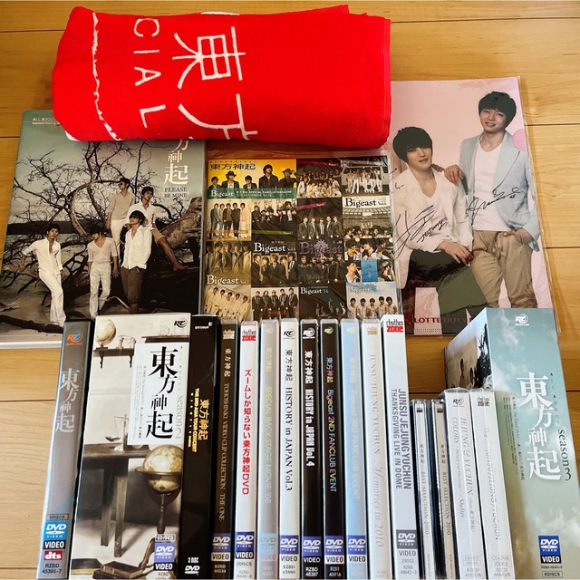 東方神起 JYJ CD DVD グッズ 初回限定盤 会報 写真集 ペンライト-