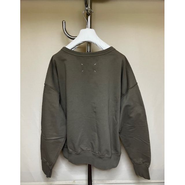 Maison Martin Margiela(マルタンマルジェラ)の新品 22aw XL マルジェラ 反転ロゴ スウェット 茶色 4072 メンズのトップス(スウェット)の商品写真