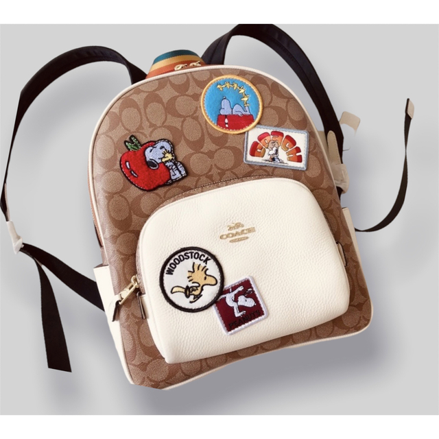 COACH) 型番 :C4115 スヌーピーコラボ商品 リュック バックパック | フリマアプリ ラクマ
