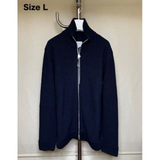 メゾンマルジェラ(Maison Margiela（旧Maison Martin Margiela）)の新品 L 22aw マルジェラ ドライバーズニット 紺 3908(カーディガン)