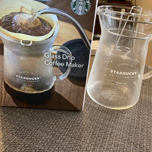 Starbucks Coffee(スターバックスコーヒー)のスタバGIass Drip Coffee Maker インテリア/住まい/日用品のキッチン/食器(調理道具/製菓道具)の商品写真