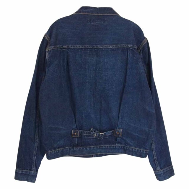 REMI RELIEF(レミレリーフ)のREMI RELIEF レミレリーフ 1st DENIM JACKET デニム ジャケット インディゴブルー系 M【中古】 メンズのジャケット/アウター(Gジャン/デニムジャケット)の商品写真