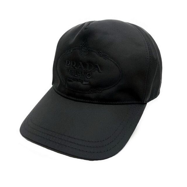 PRADA(プラダ)のプラダ/帽子/ベースボールキャップ/黒/#M/1HC179【SA7107】 レディースの帽子(キャップ)の商品写真