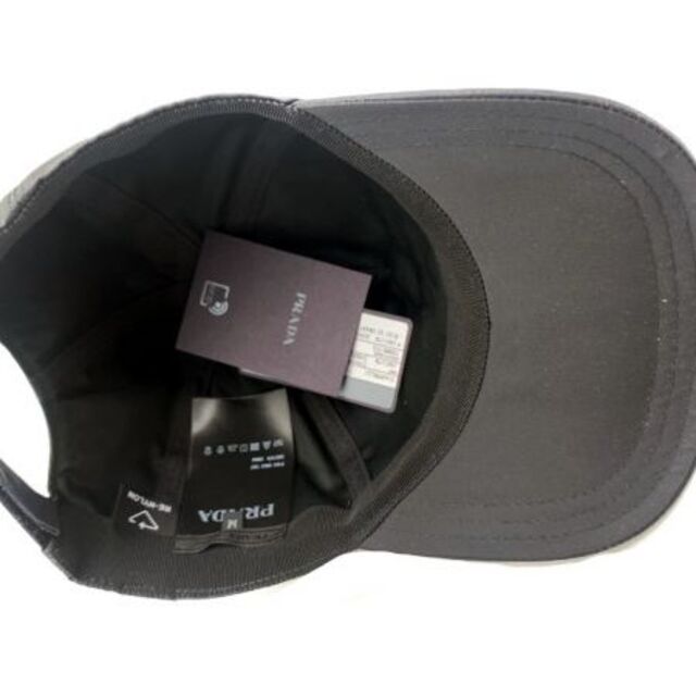 プラダ/帽子/ベースボールキャップ/黒/#M/1HC179【SA7107】 キャップ プラダ/帽子/ベースボールキャップ/黒/#M/1HC179【SA7107】 キャップ