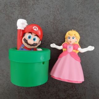 マクドナルド(マクドナルド)のハッピーセット　マリオ＆ピーチ姫(ゲームキャラクター)