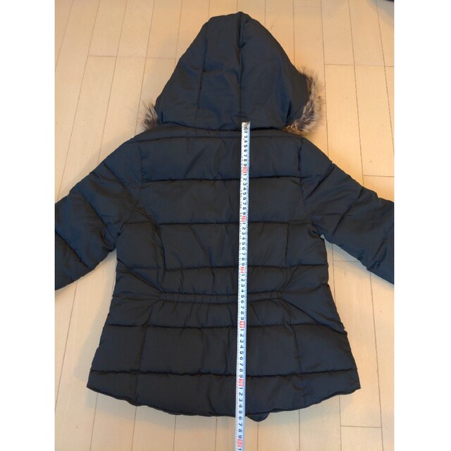 ZARA KIDS(ザラキッズ)のZARA　150 フード付き　ジャンパーコート キッズ/ベビー/マタニティのキッズ服女の子用(90cm~)(ジャケット/上着)の商品写真