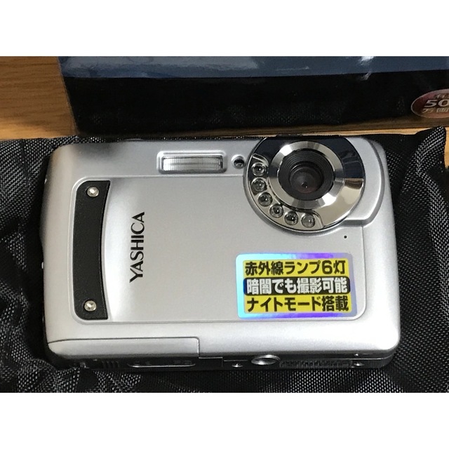 廃盤希少！YASHICA赤外線ナイトモード搭載デジカメF5371R | porcelyana