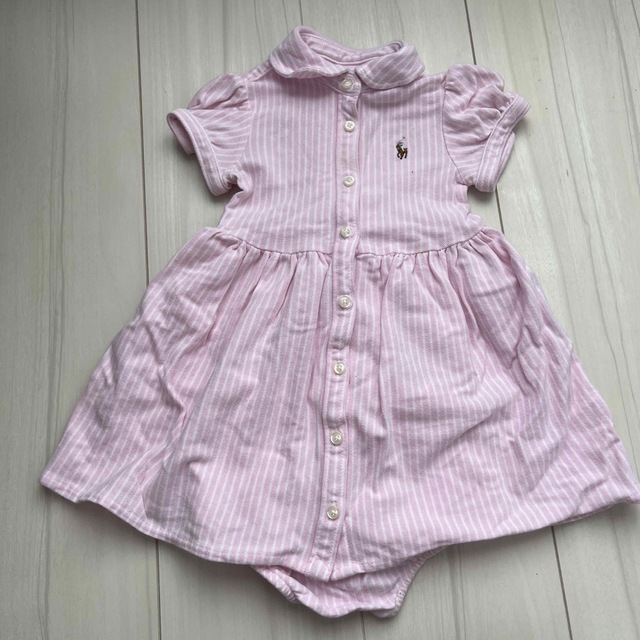 POLO RALPH LAUREN(ポロラルフローレン)のpolo ラルフローレン　ワンピース キッズ/ベビー/マタニティのベビー服(~85cm)(ワンピース)の商品写真