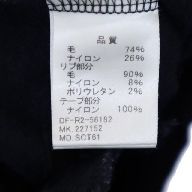 サイコバニー 日本製 総柄 ゴルフシャツ L ネイビー系 Psycho Bunny ロゴ刺繍 メンズ  221106