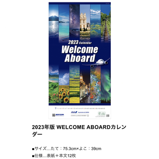エーエヌエー(ゼンニッポンクウユ)(ANA(全日本空輸))のANA 2023年壁掛けカレンダー(カレンダー/スケジュール)