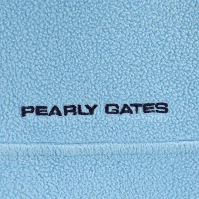 パーリーゲイツ ハーフジップ フリース ロゴ刺繍 ジャケット 1 水色 PEARLY GATES POLARTEC レディース   【221101】 4