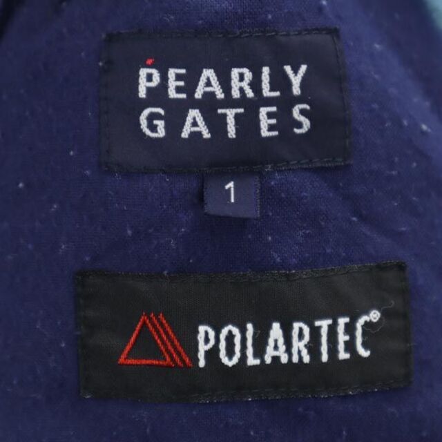 PEARLY GATES - パーリーゲイツ ハーフジップ フリース ロゴ刺繍