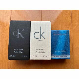 CK one & CK be 各15ml、サムライオード・トワレ5mlセット(ユニセックス)