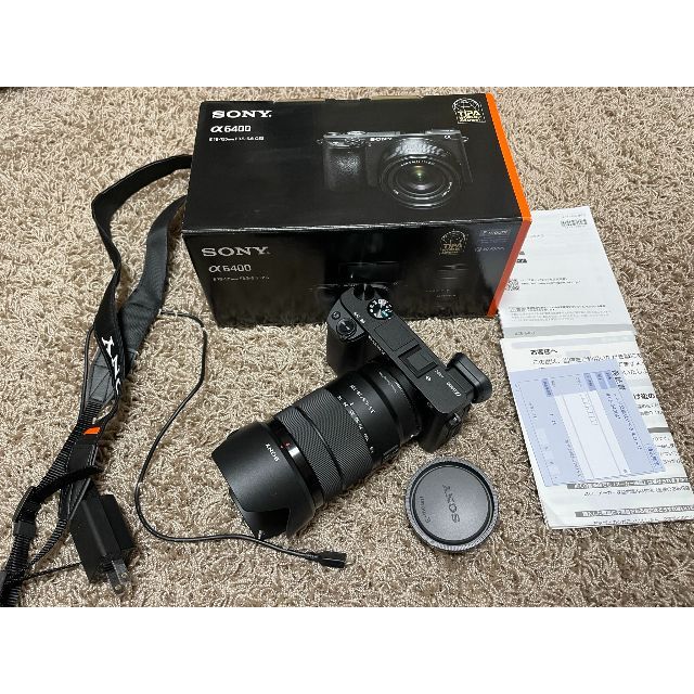 3年保証 即日出荷 【美品】予備バッテリー付‼️ SONY a6400 高倍率