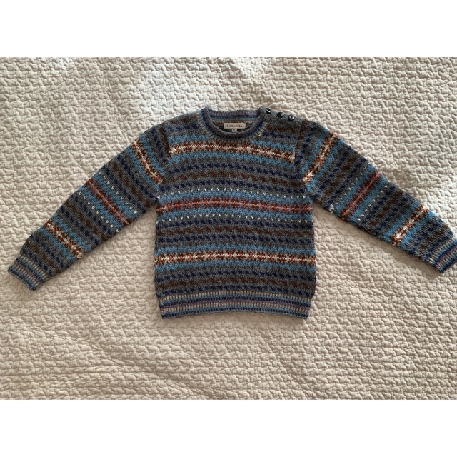 CARAMEL ORION CHUNKY FAIRISLE JUMPER