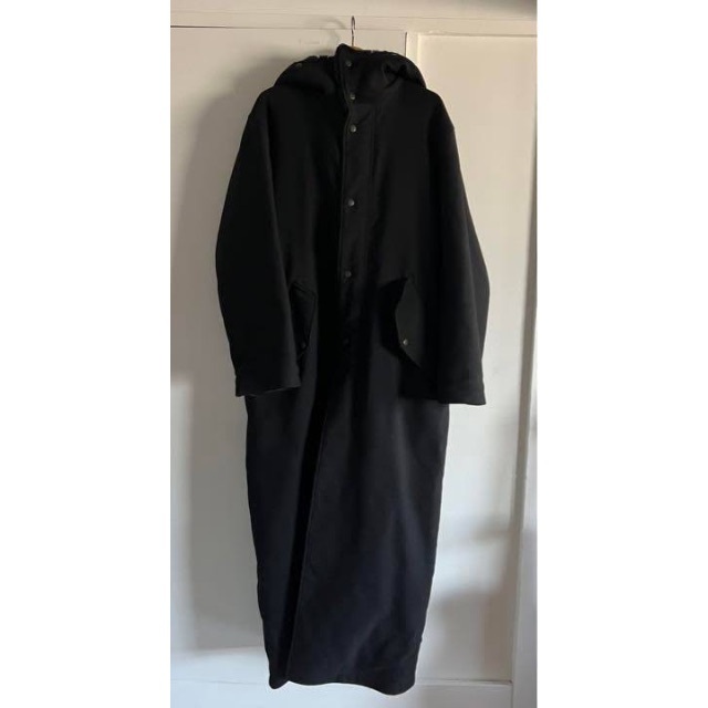 BALENCIAGA melton mods coat/black 44